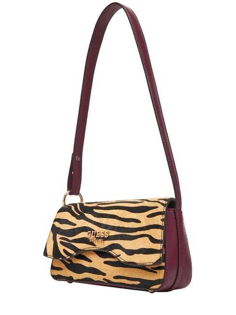 DOMITILLA Schultertasche, Leder Zebra - Damentaschen