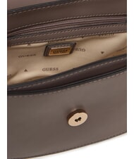 GUESS JANE Mini-Schultertasche dunkles Taupe - Damentaschen - 4