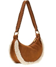 GUESS AMITA Schultertasche, Leder COGNAC - Damentaschen - 2