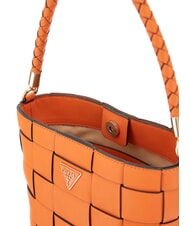 GUESS MAYLEE Mini-Beuteltasche Orange - Damentaschen - 5