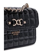 GUESS NADIRA Mikro-Schultertasche SCHWARZ - Damentaschen - 3