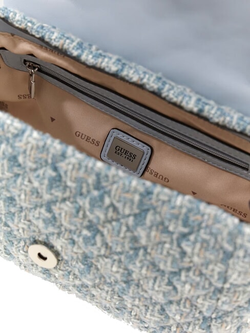 EVERLEE Mini-Schultertasche / Umh&auml;ngetasche neblig blau multi - Damentaschen