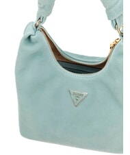 GUESS ISOTTA Wildledertasche mit Kette Eukalyptus - Damentaschen - 4