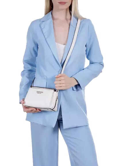 PHOEBE  Mini-Umh&auml;ngetasche Off-White-Logo - Damentaschen