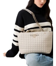 GUESS NADIRA Schulter-Eink&auml;ufer helltaupe - Damentaschen - 4