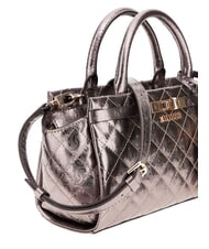 GUESS IDRA Handtasche mit Schulterriemen Zinn - Damentaschen - 4