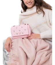 GUESS EVERLEE Stepptasche mit Applikationen Rosenwasser - Damentaschen - 4