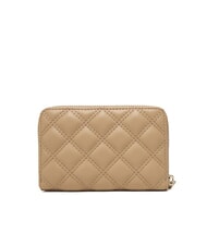 GUESS GIULLY 2 Mittelgro&szlig;e, gesteppte Geldb&ouml;rse mit Rei&szlig;verschluss BEIGE - Brieftaschen Damen - 3
