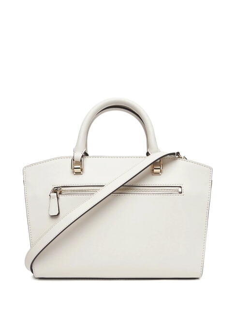 QUEENSLAND Handtasche, mit Schultergurt Cremewei&szlig;/Taupe - Damentaschen