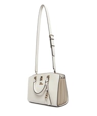 GUESS QUEENSLAND Handtasche, mit Schultergurt Cremewei&szlig;/Taupe - Damentaschen - 3