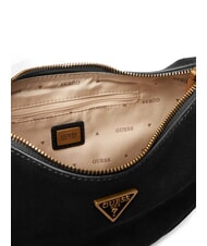 GUESS AMITA Schultertasche, Leder SCHWARZ - Damentaschen - 6