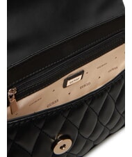 GUESS VALLA Handtasche mit Schulterriemen SCHWARZ - Damentaschen - 6