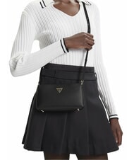 GUESS TALENT Umh&auml;ngetasche SCHWARZ - Damentaschen - 5