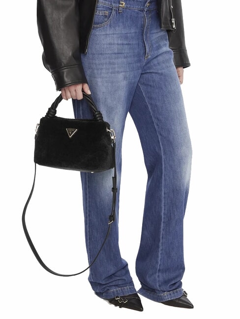 SHAIDA Mittelgro&szlig;e Handtasche mit Schulterriemen SCHWARZ - Damentaschen