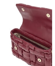 GUESS MARION Gewebte Schultertasche mit Schulterriemen ROT - Damentaschen - 5