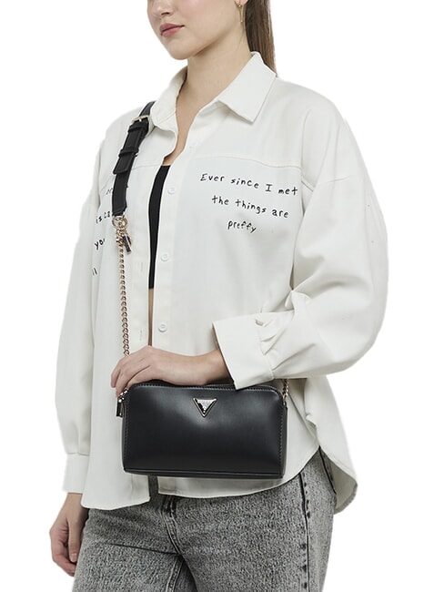 DARYNA Kleine Umh&auml;ngetasche SCHWARZ - Damentaschen