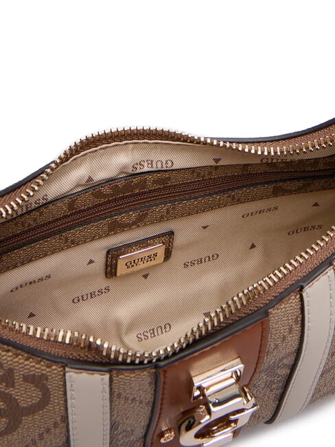 ERENIA Schultertasche mit 4G-Allover-Logo MILCH-LOGO - Damentaschen