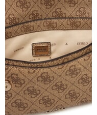 GUESS DEA Kleine Umh&auml;ngetasche mit Klappe MILCH-LOGO - Damentaschen - 6