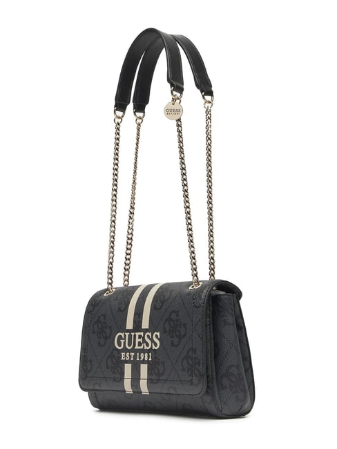 NOELLE 2 Schultertasche mit Logo, Umh&auml;ngetasche Kohle - Damentaschen