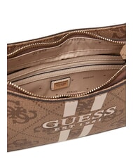 GUESS NOELLE Logo-Schultertasche mit Aufdruck MILCH-LOGO - Damentaschen - 4