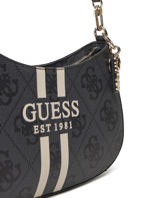 NOELLE Logo-Schultertasche mit Aufdruck Kohle - Damentaschen