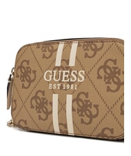 GUESS NOELLE 2 Schultertasche f&uuml;r Kamera MILCH-LOGO - Damentaschen - 3