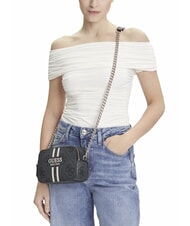 GUESS NOELLE 2 Schultertasche f&uuml;r Kamera Kohle - Damentaschen - 5