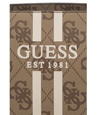 GUESS NOELLE 2 LUXURY Handtasche mit Schulterriemen MILCH-LOGO - Damentaschen - 3