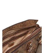 GUESS QUEENSLAND Handtasche mit 4G-Logoprint MILCH-LOGO - Damentaschen - 6