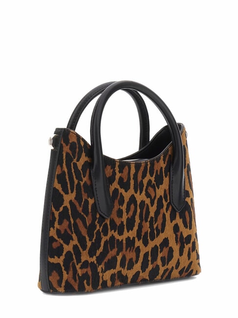 DOMITILLA Handtasche aus St. Animalier-Leder Leopard - Damentaschen