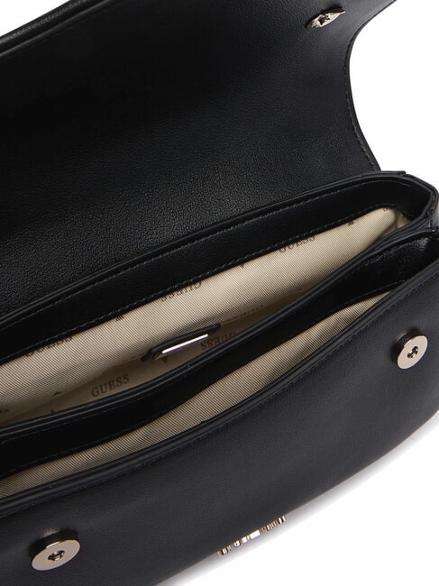 DEA Schultertasche mit Klappe SCHWARZ - Damentaschen