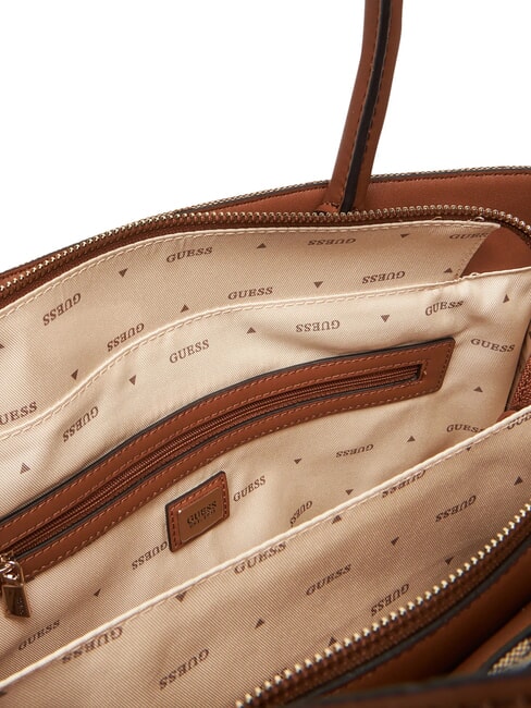 NEDA Tragetasche aus Jacquard-Stoff MILCH-LOGO - Damentaschen