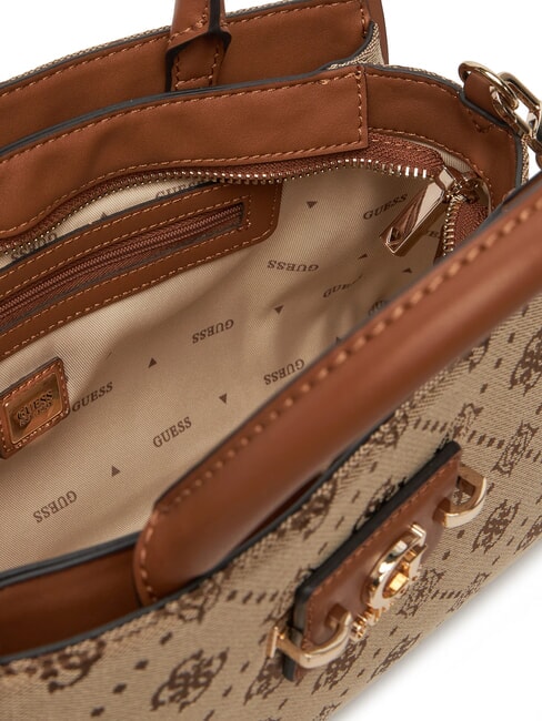 NEDA Handtasche aus Jacquard-Stoff MILCH-LOGO - Damentaschen