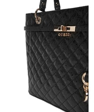 GUESS IDRA Gesteppte Schultertasche SCHWARZ - Damentaschen - 3