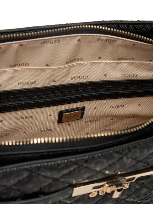 IDRA Gesteppte Schultertasche SCHWARZ - Damentaschen