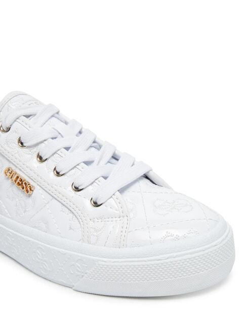 JLOVE Gl&auml;nzende Turnschuhe Wei&szlig; - Damenschuhe