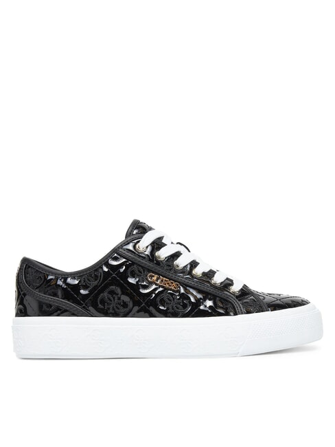 JLOVE Gl&auml;nzende Turnschuhe SCHWARZ - Damenschuhe