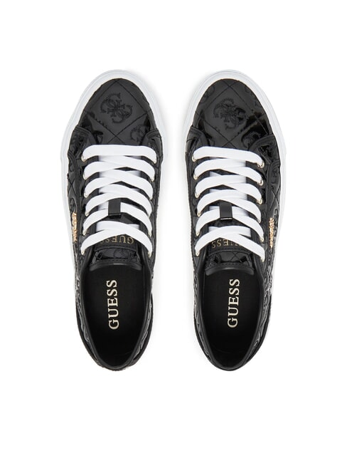 JLOVE Gl&auml;nzende Turnschuhe SCHWARZ - Damenschuhe