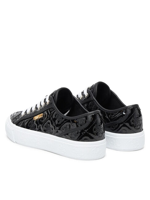 JLOVE Gl&auml;nzende Turnschuhe SCHWARZ - Damenschuhe