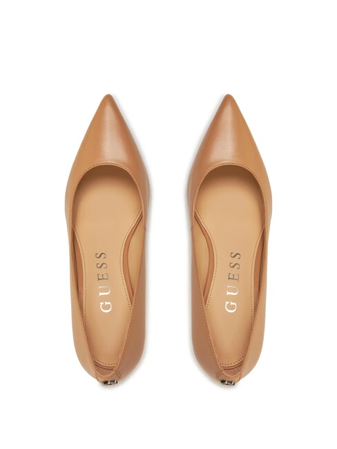 BRAVO4 Lederdekollet&eacute; Sand - Damenschuhe