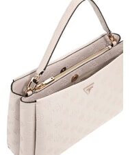 GUESS TISHA Handtasche mit Schulterriemen Stein-Logo - Damentaschen - 3