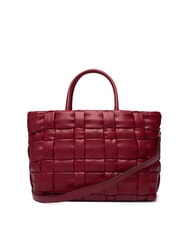GUESS MARION Gewebte Handtasche mit Schulterriemen ROT - Damentaschen - 2
