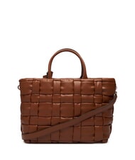 GUESS MARION Gewebte Handtasche mit Schulterriemen COGNAC - Damentaschen - 2