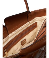 GUESS MARION Gewebte Handtasche mit Schulterriemen COGNAC - Damentaschen - 6