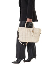 GUESS MARION Gewebte Handtasche mit Schulterriemen Gut - Damentaschen - 5