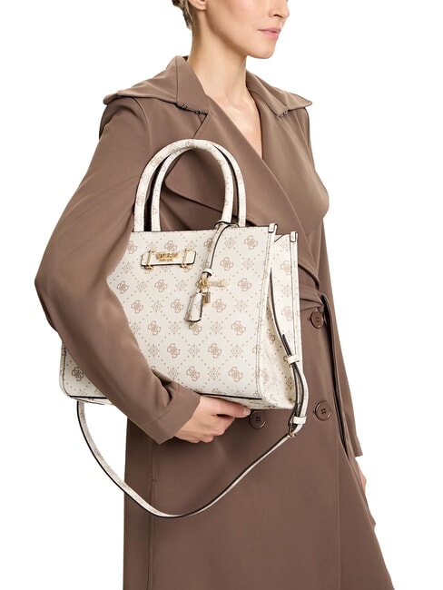 SILIA 2 Tragetasche mit Schultergurt Vanille-Logo - Damentaschen