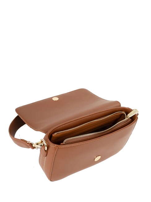 AURY RE Schultertasche mit Schultergurt Leder - Damentaschen