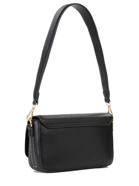 AURY RE Schultertasche mit Schultergurt Schwarz - Damentaschen