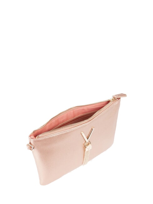 DIVINA Clutch mit Schulterriemen Ros&eacute;gold - Damentaschen
