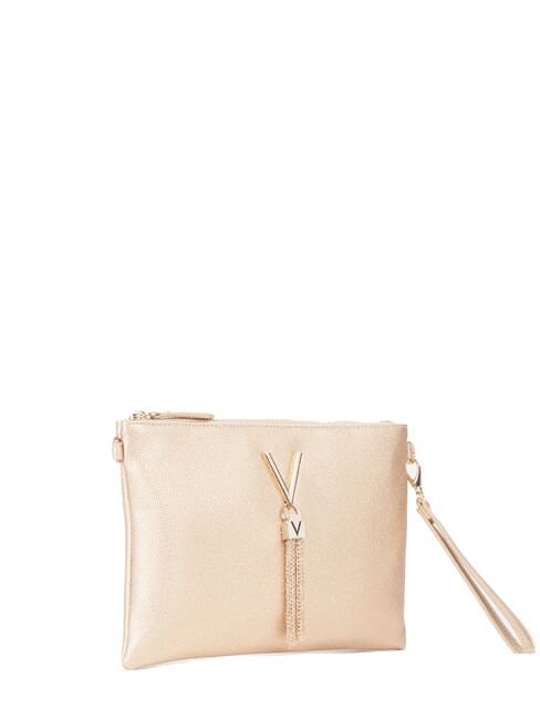 DIVINA Clutch mit Schulterriemen Gold - Damentaschen